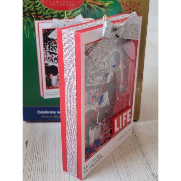 Hallmark celebrate with the Kennedy's Life water globe ornament Xmas - Picture 4 of 8